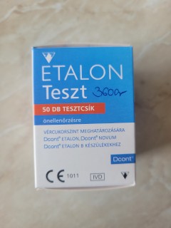 Etalon vércukor tesztcsík (50x)