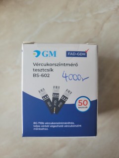 GM vércukor tesztcsík (50x)