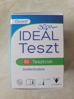 Dcont Ideál vércukor teszt (50x)