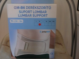 GM-B 6 ágyék-keresztcsont ortézis 18cm L,M,XL,XXL